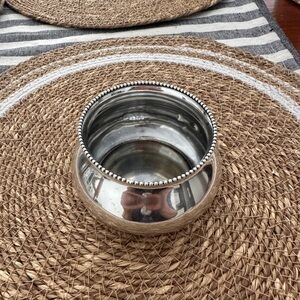 Elegant Vintage Sterling Silver Serving Bowl